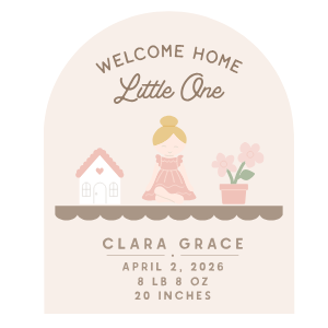 Personalized Baby Keepsake Ornament
